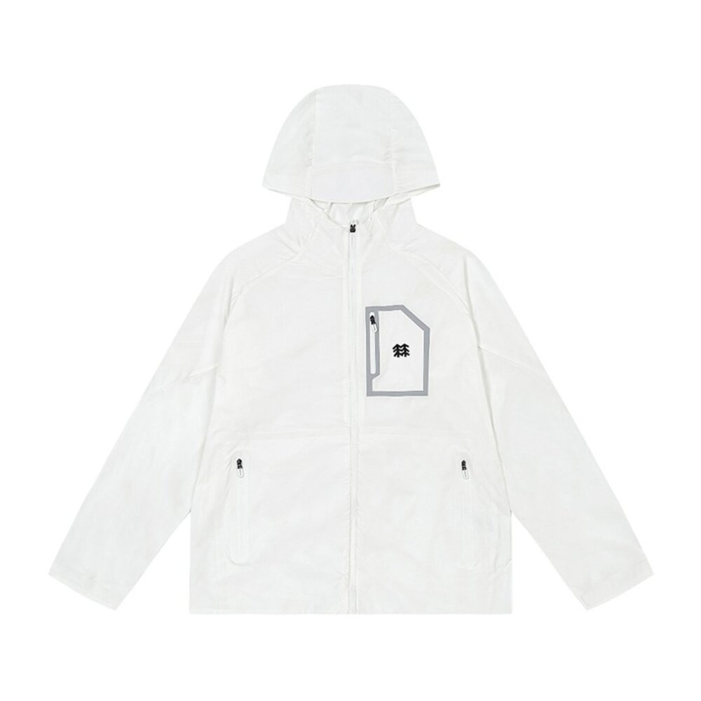 Kolon Sport White Outdoor Leisure Jacket